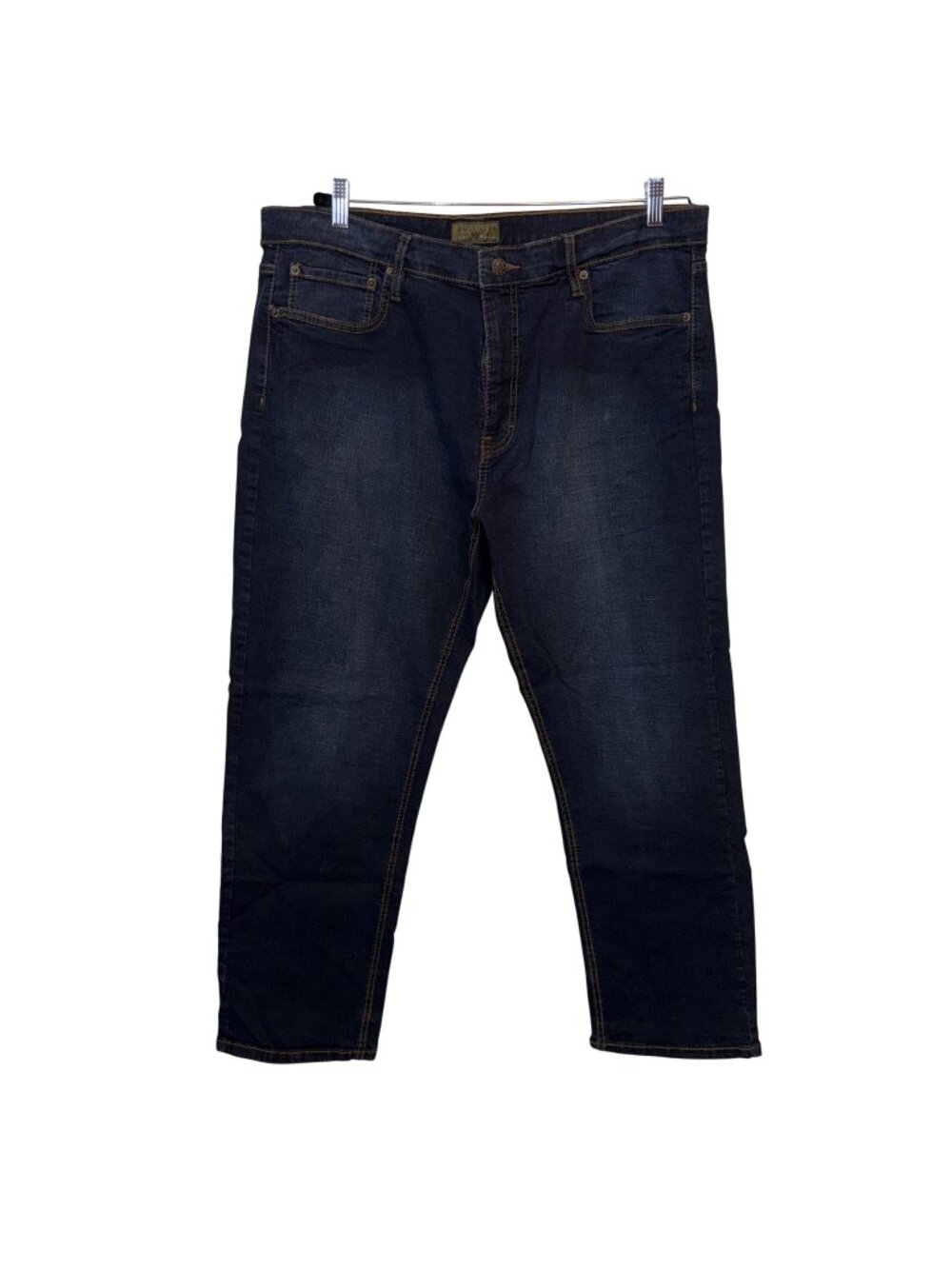 Urban Star Mens 40x30 Relaxed Fit Dark Wash Jeans With Stretch Denim